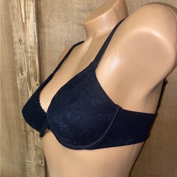 Victoria’s Secret bra body by Victoria perfect coverage black 34B front closure - Picture 7 of 15